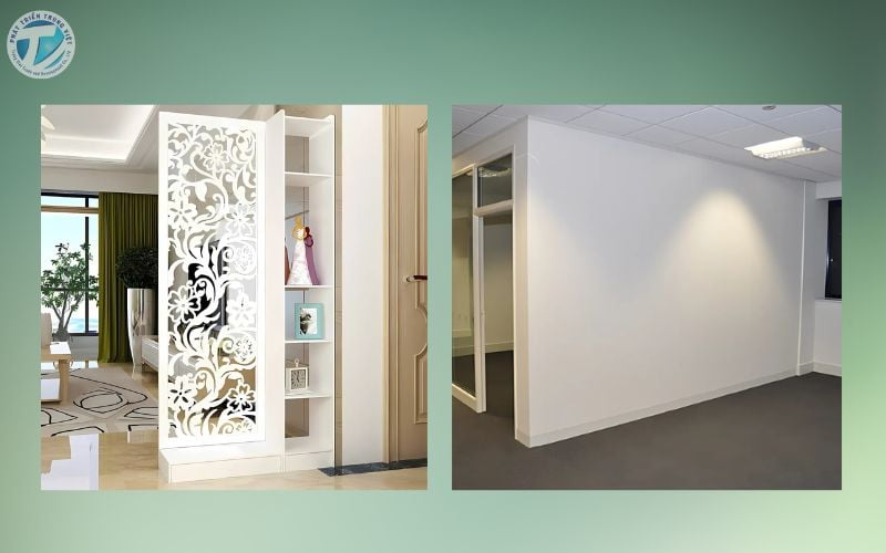 Tấm formex làm vách ngăn và ốp tường nội thất
